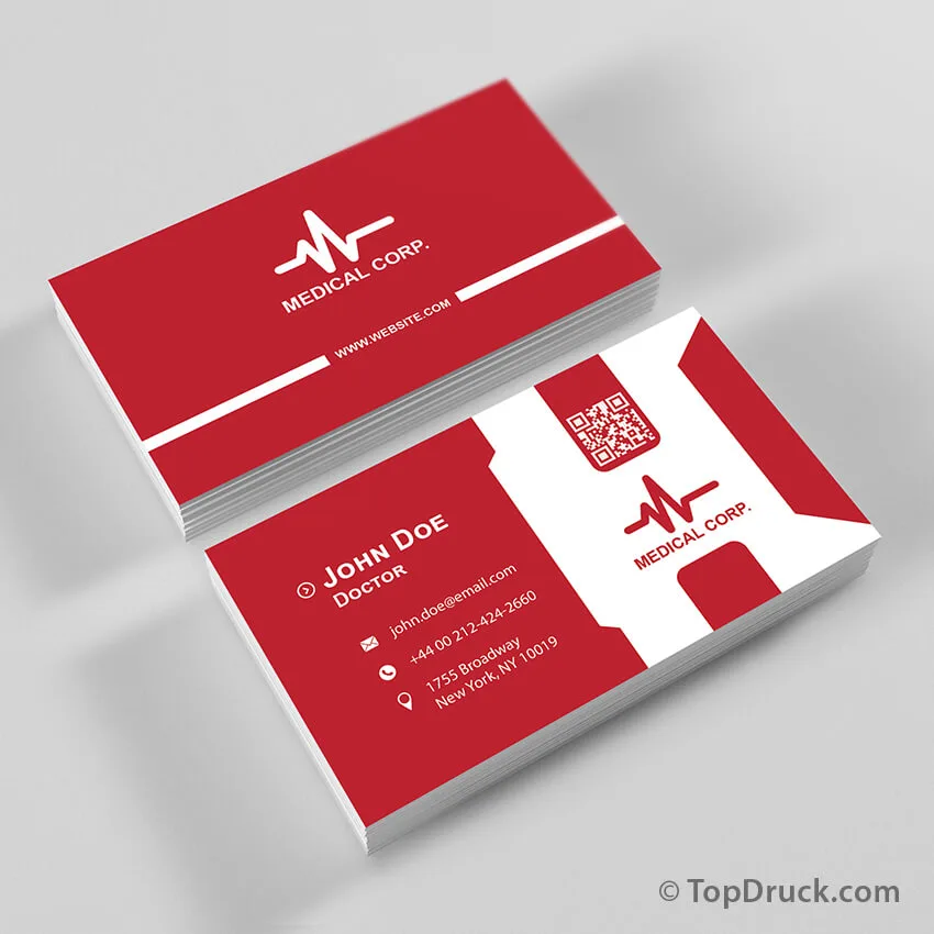 Medical Corporate Visitenkarten Design