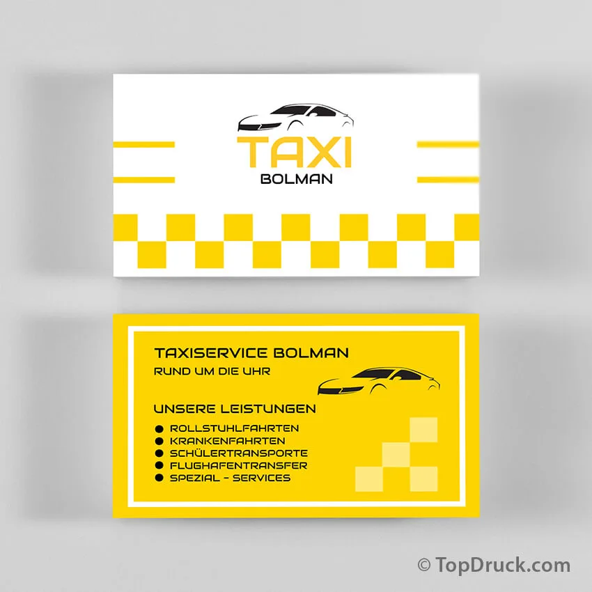 Taxi Visitenkarten bestellen